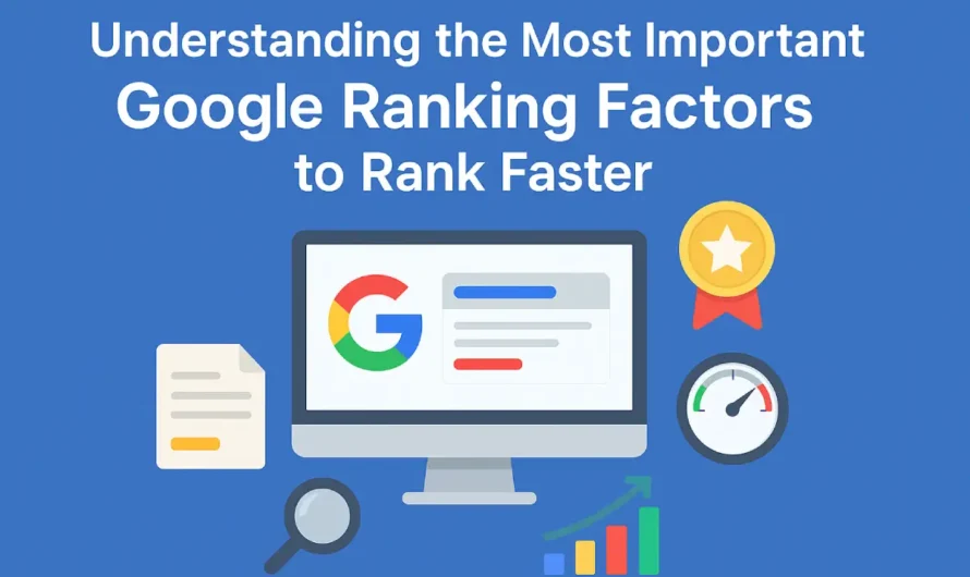 Understanding the Most Important Google Ranking Factors to Rank Faster