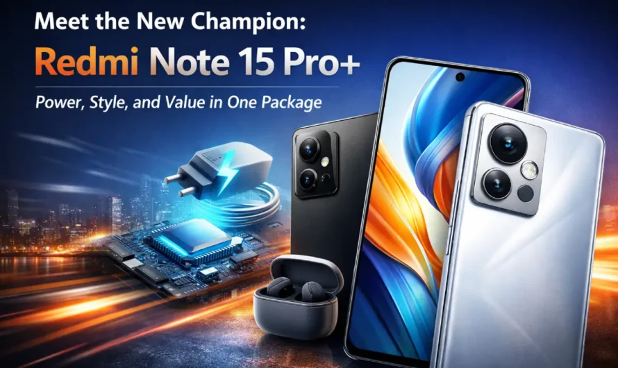 Meet the New Champion: Redmi Note 15 Pro+ Power, Style, and Value in One Package