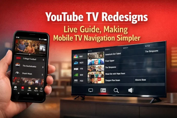 YouTube TV Redesigns Live Guide, Making Mobile TV Navigation Simpler