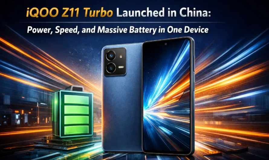 iQOO Z11 Turbo Launched in China Power, Speed, and Massive Battery in One Device
