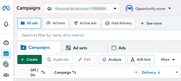 Meta Ads Campaign Structure