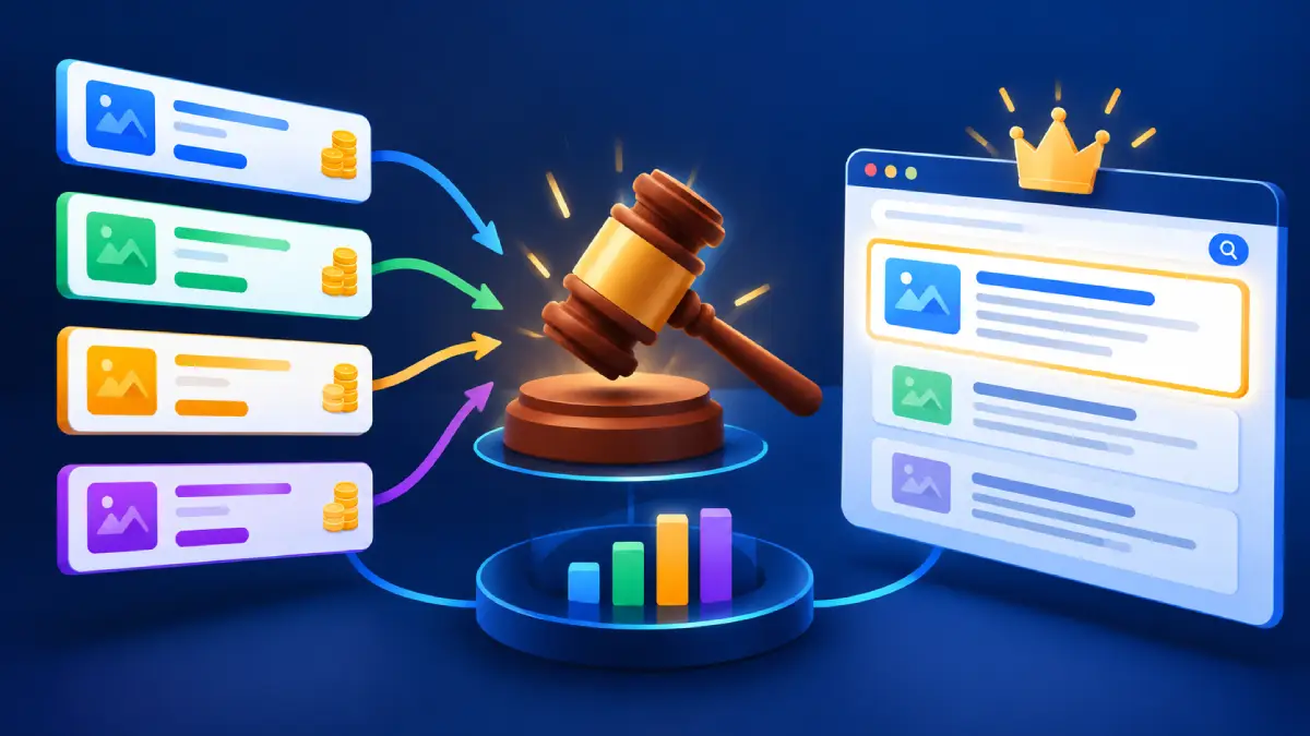 Google Ads Auction Explained with Ad Rank and Bidding