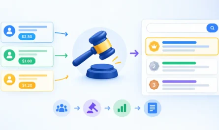 Google Ads Auction explained with Ad Rank and ad selection