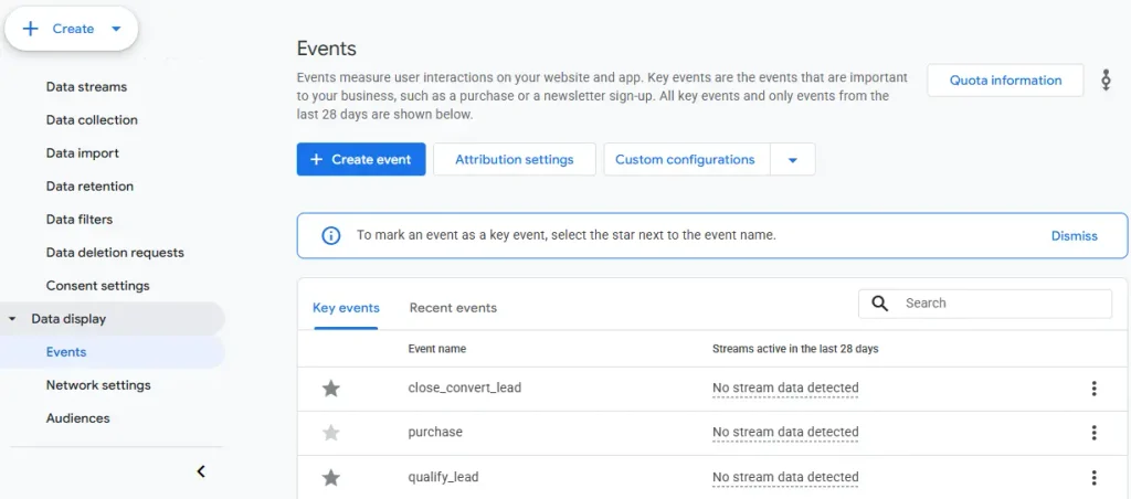 Google Analytics 4 Checklist of Things to Do After Setup Define Key Events