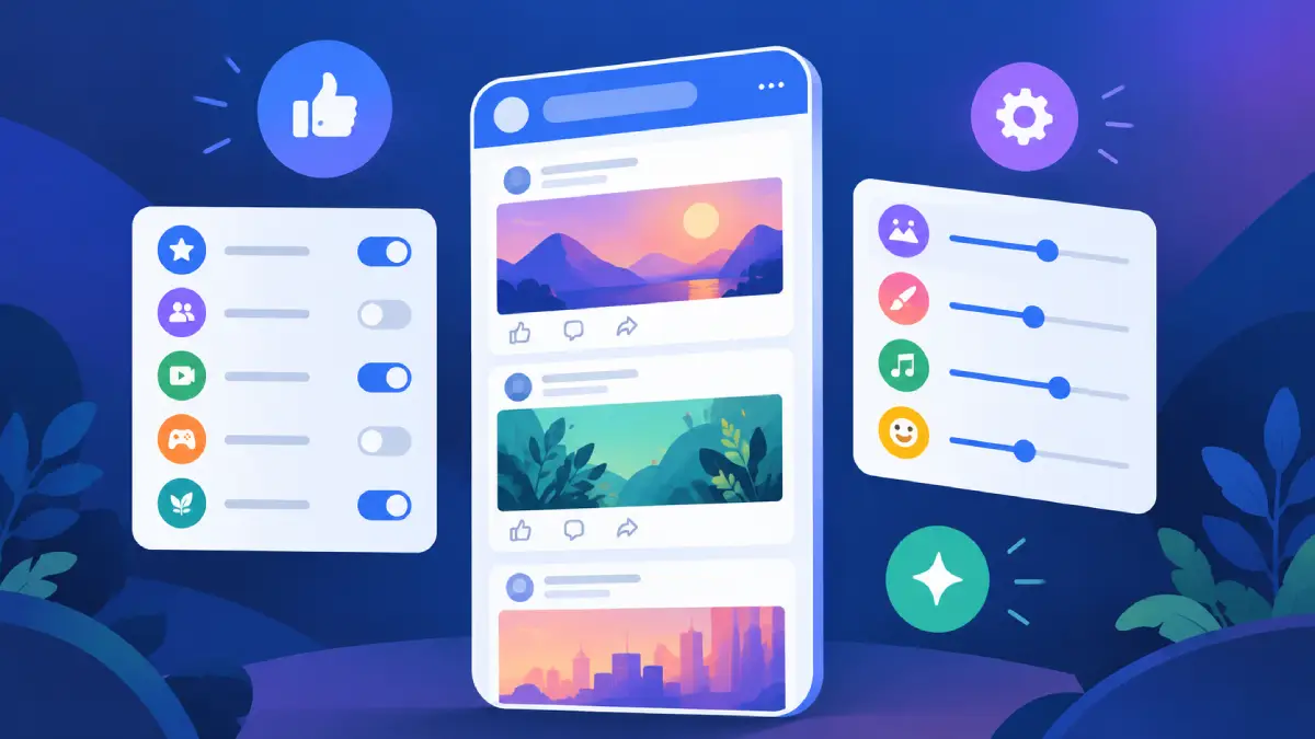Facebook Feed Recommendations Personalization Controls