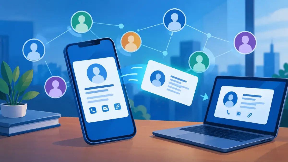 LinkedIn Digital Business Cards With QR Code Sharing