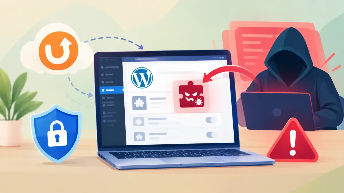 UpdraftCentral Key Theft Enabling WordPress Backdoor Attacks